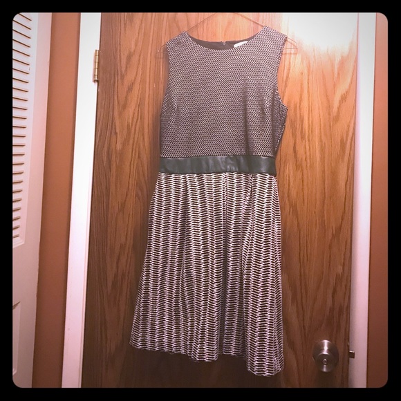 New York & Company black/white tweed dress NWOT