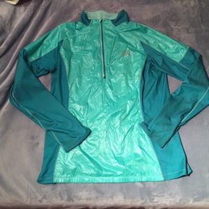 North Face FlashDry turquoise jacket
