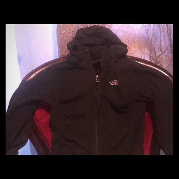 North face hooded fleece jacket