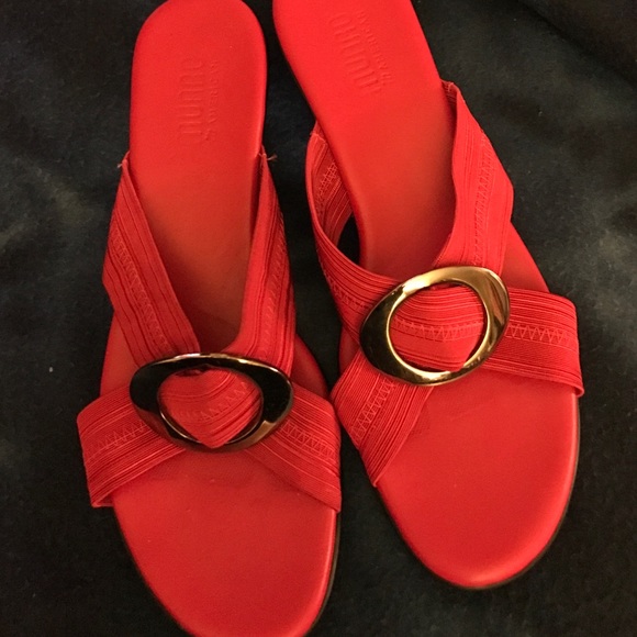 New Murano American Comfy Buckle Cross Mule Slide - Picture 1 of 4