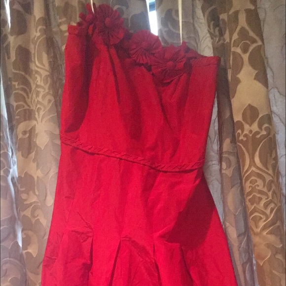 Tea length Lilly Pulitzer red dress