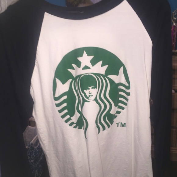 Justin bieber Starbucks tee