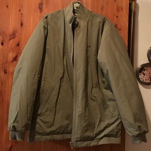Lacoste Olive Green Reversible Light Jacket