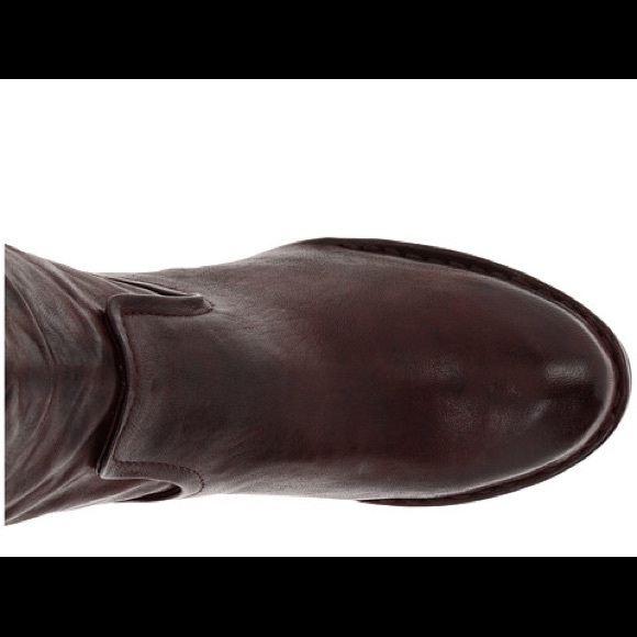 ❤️️NEW FRYE BOOTS🌹LUCINDA SCRUNCH, ANTIQUE BROWN - Picture 4 of 4