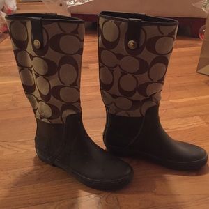 Authentic Coach rain boots!