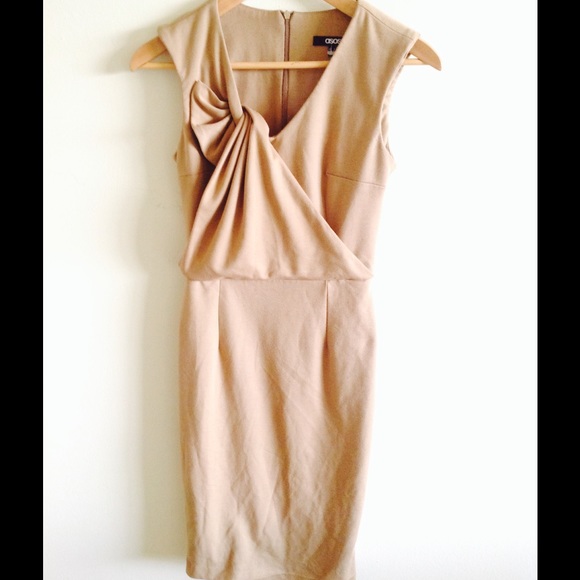 ASOS Tailored Twist Front Ponti Pencil Dress