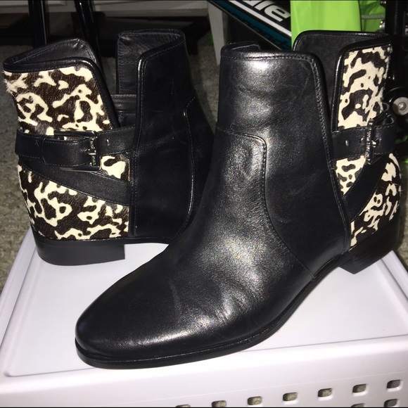 NWT Michael Michael Kors Salem Leather Booties