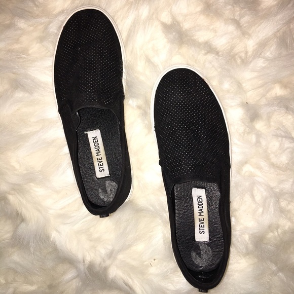 Suede Steve Madden Slip-ons