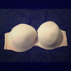 Cacique Full-Figure Nude Strapless Bra 44DD