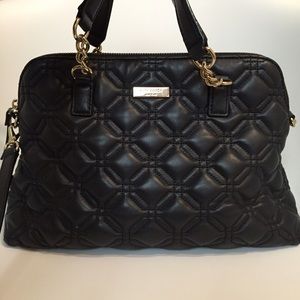 Kate Spade black quilted bag