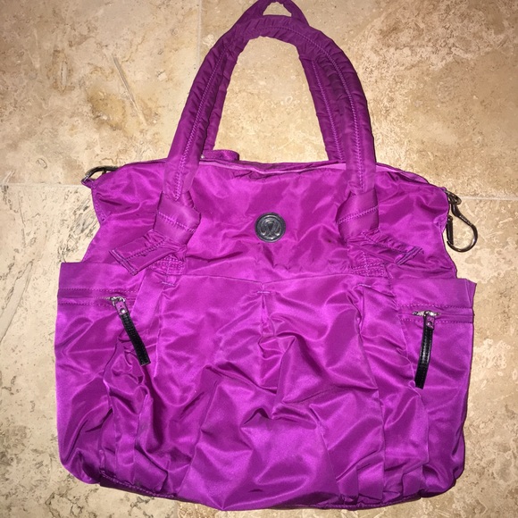 Lululemon Purple Tote Bag