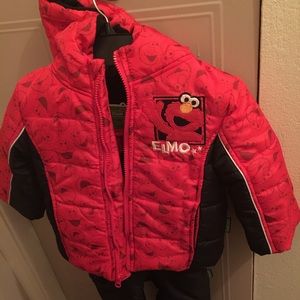 Kids elmo snow suit