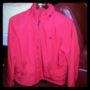 Mens red Ralph Lauren jacket