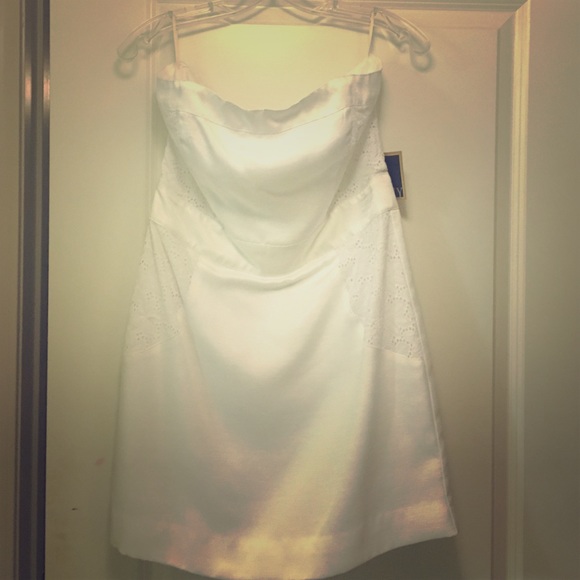 RACHEL Rachel Roy Strapless Dress