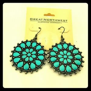 Tribal Turqoiuse Earrings