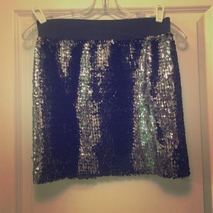 Lily White Sequin Skirt