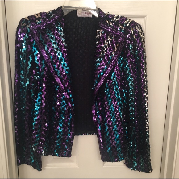Vintage sequin blazer