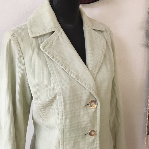 J. Jill light green coat - Picture 2 of 8