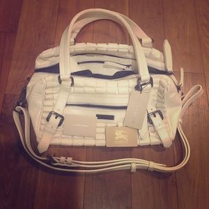 Double zip Burberry bag for sale