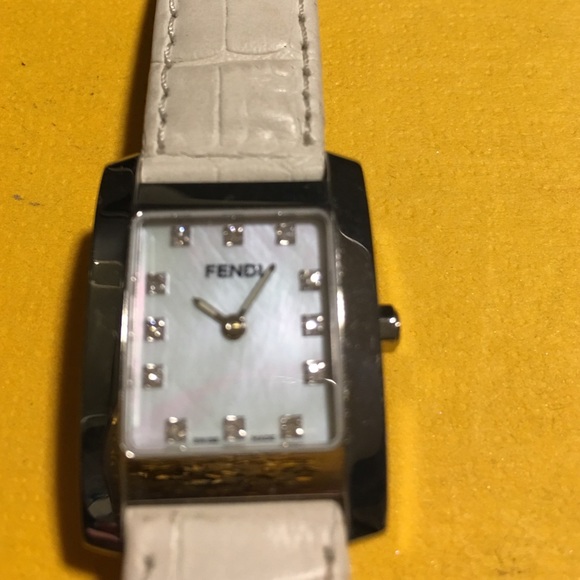 Fendi watch with diamonds