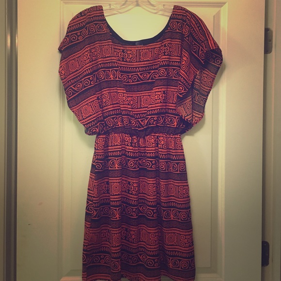 Francesca's Collection Brand Blue Rain Dress