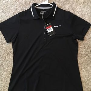 Nike women's dri fit golf shirt size large