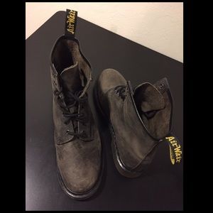 Dr Martens Brown Leather Boots Men