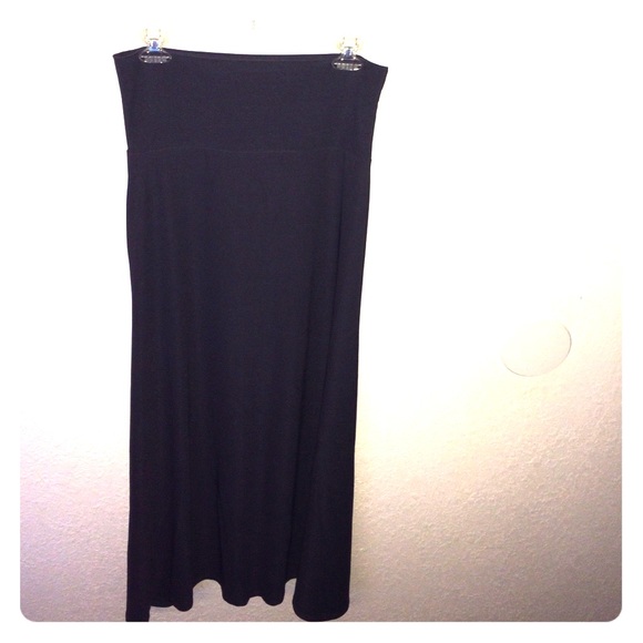 Maxi-skirt, slate grey