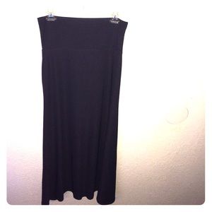 Maxi-skirt, slate grey