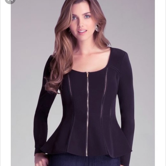 bebe Tops - 🔴SOLD🔴 Bebe brand new peplum trim fit top