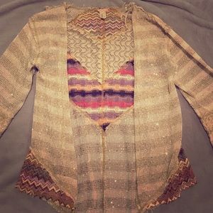 Sequin Cardigan BUCKLE brand (size M)