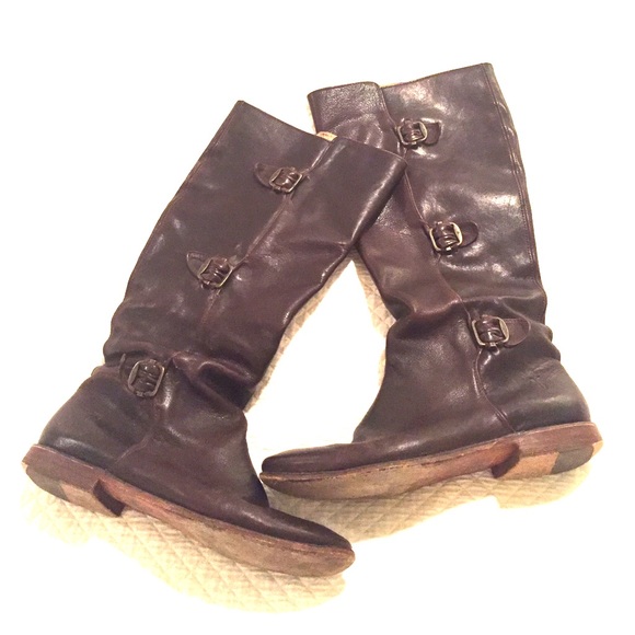 Frye Riding Boots in Dark Brown