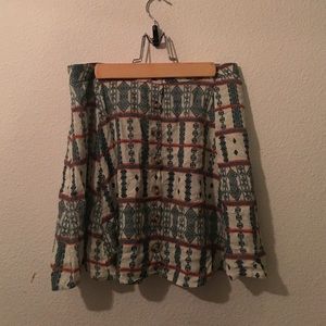 Pacsun tribal skirt