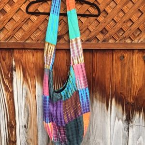 Large crossbody boho bag