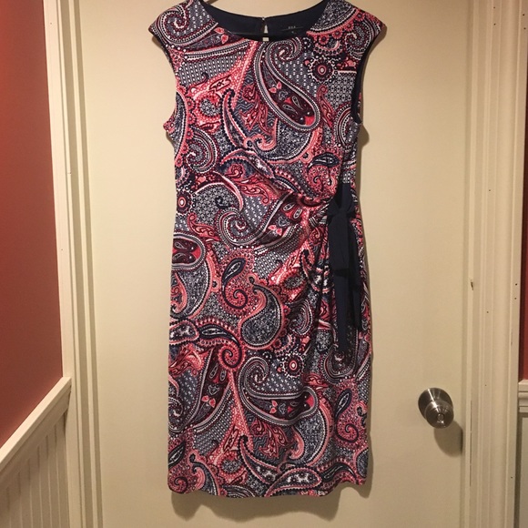 Paisley knee high dress