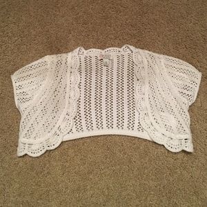 Girls crochet shrug