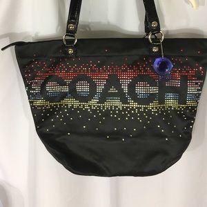 NEW COACH Limited Edition 3D Rhinestone Poppy Tote