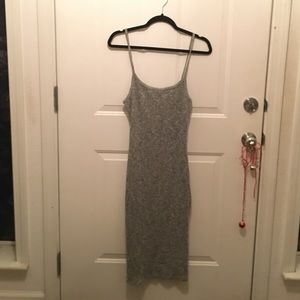 Body con maxi ribbed dress