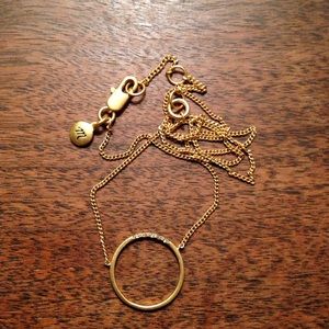 Madewell circle necklace