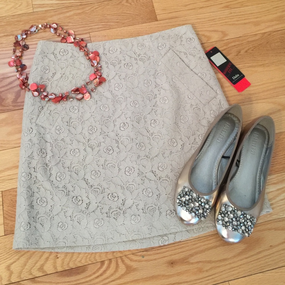 Beige Dalia Collection Skirt