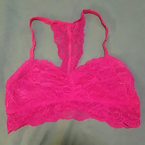PINK bralette w/ racerback