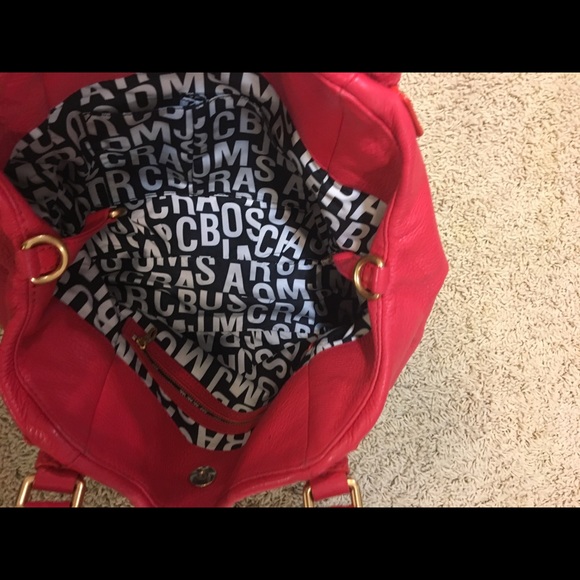 MARC BY MARC JACOBS CLASSIC Q FRANCESCA RED BAG - Picture 4 of 4