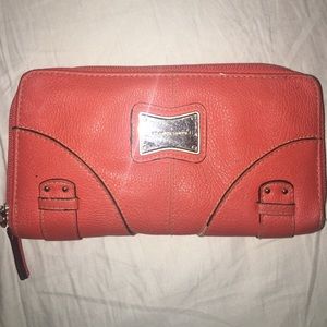 Franco Sarto zip around leather wallet