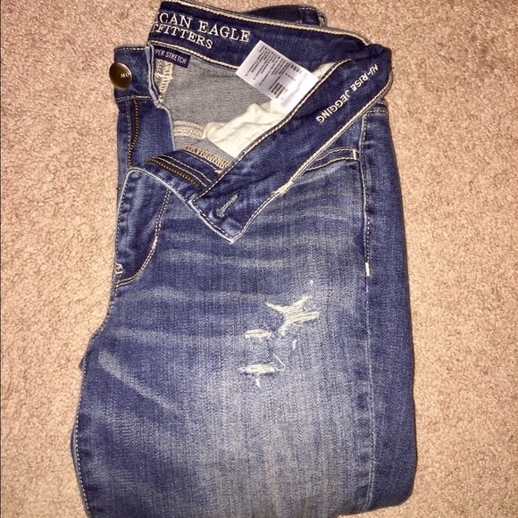 American Eagle high rise jeggings, size 2
