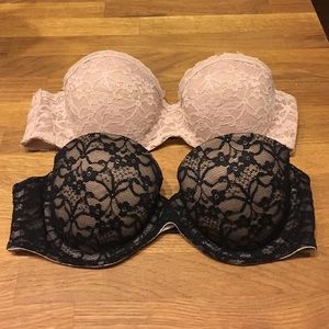 Black Strapless Aerie Bra