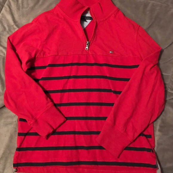 Boys Tommy Hilfiger top and button up shirt