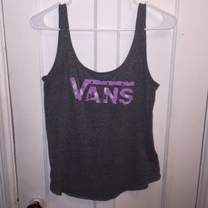 Vans Grey Graphic Tank Top