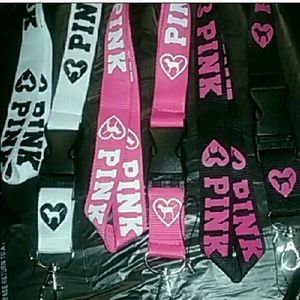 3 vs pink lanyards
