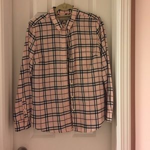 Light Pink plaid shirt
