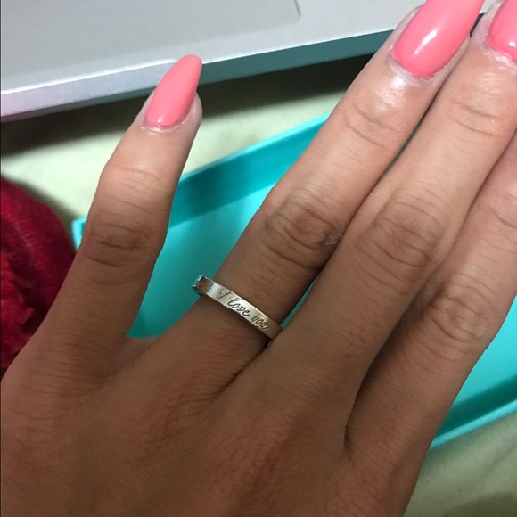 Tiffany & Co I love you ring